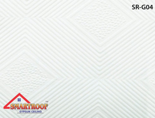 PVC Gypsum Ceiling Tiles SR-004